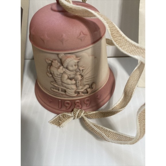Hummel 1989 Christmas Bell Ride into Christmas 1st Edition Vintage NEW in box - Picture 8 of 13